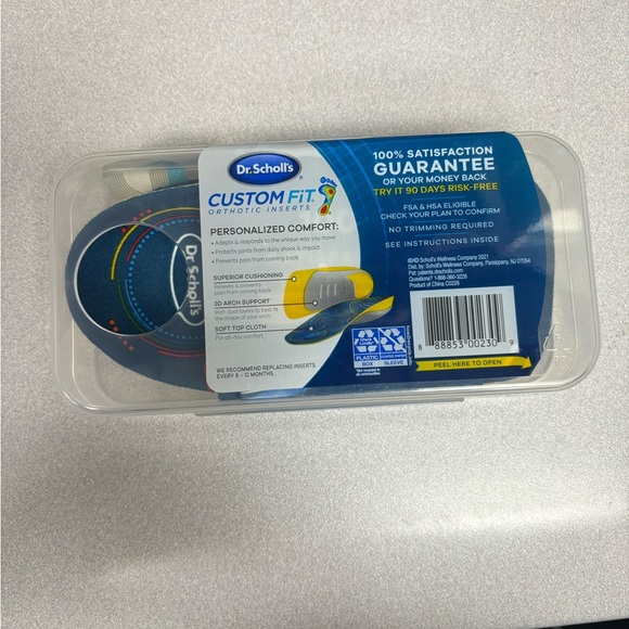 Lot of 3 - NWT Dr Scholl's Custom Fit Orthotic Inserts CF 120 - Picture 3 of 5